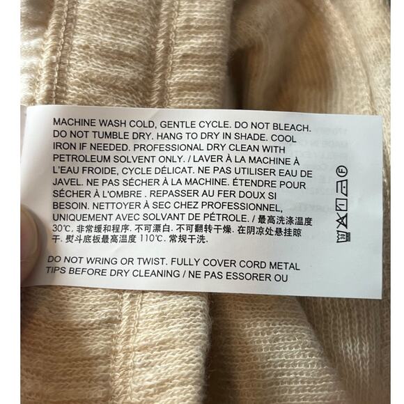 Theory shorts Clean pull on double linen knit Large L - Picture 5 of 5